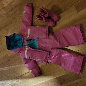 Columbia 3T Ski Set With Lands End 7 Boots